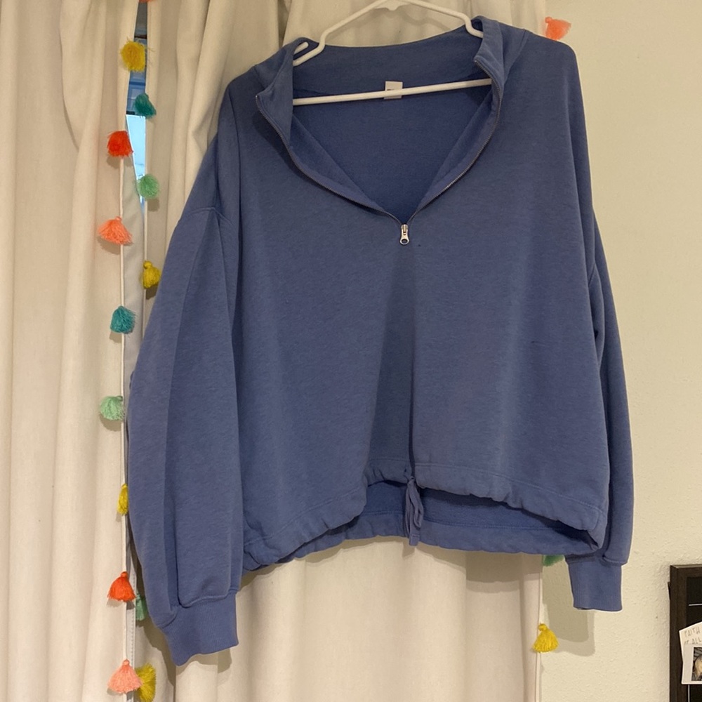 Old navy 3/4 zip-up sweatshirt